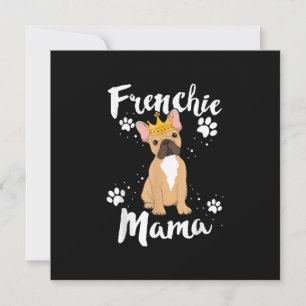 Frenchie Mama Women Mor Mama Dog Lover Geschenk Feiertagskarte
