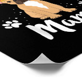 Frenchie Mama Women Mor Mama Dog Lover Geschenk Poster (Ecke)