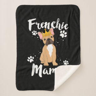 Frenchie Mama Women Mor Mama Dog Lover Geschenk Sherpadecke