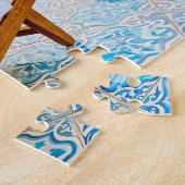 Frenchie-Massage am Pool Puzzle (Seite)