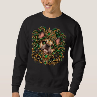 Frenchie Medusa Mythisches Göttin Sweatshirt