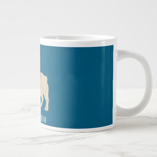 Frenchie Mom Jumbo-Tasse (Rechts)
