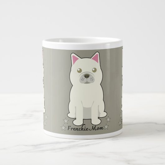 Frenchie mom Jumbo-Tasse (Vorderseite)