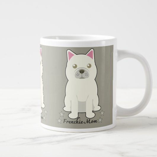 Frenchie mom Jumbo-Tasse (Rechts)