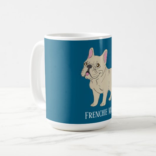 Frenchie Mom Kaffeetasse (Vorderseite Links)