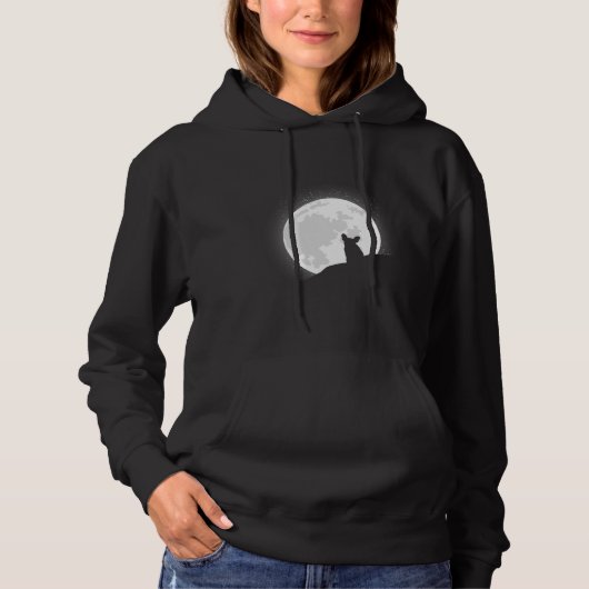 Frenchie Moon Hoodie (Vorderseite)