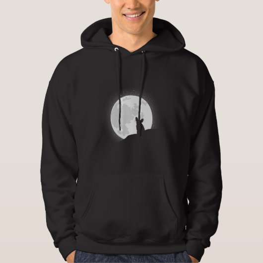 Frenchie Moon Hoodie (Vorderseite)
