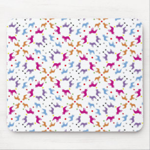 Frenchie-Muster Mousepad