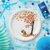 Frenchie My Spirit Animals Owl Frenchie Lovers Pappteller (Party)