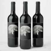 Frenchie On Mountain Halloween Theme Shirts Gift Weinetikett (Flaschen)