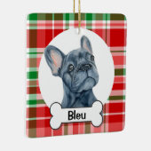 Frenchie Ornament, French Bulldog Keramikornament (Rechts)