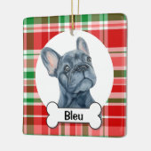 Frenchie Ornament, French Bulldog Keramikornament (Links)