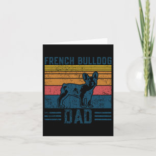 Frenchie Papa - Vintage Französische Bulldogge Vat Karte
