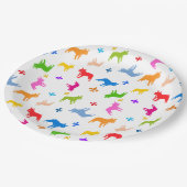 Frenchie Paper Tellers Pappteller (Schrägansicht)