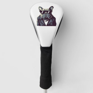 Frenchie Party Man Golf Headcover