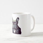 Frenchie Party Man Kaffeetasse (VorderseiteRechts)