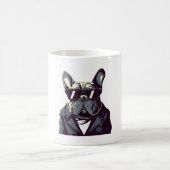 Frenchie Party Man Kaffeetasse (Mittel)