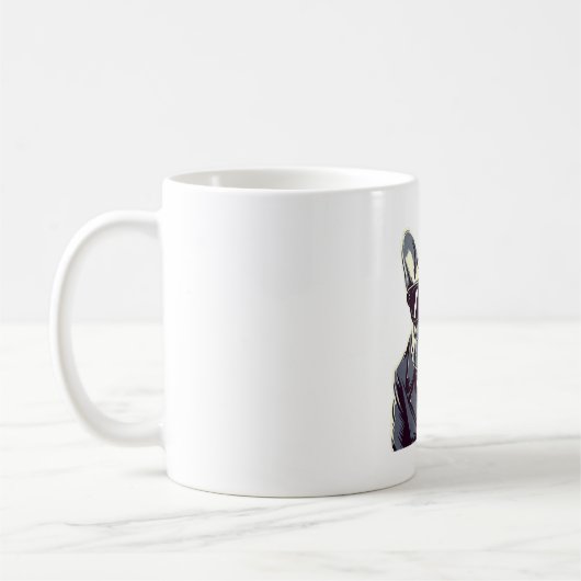 Frenchie Party Man Kaffeetasse (Links)