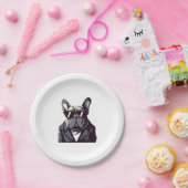 Frenchie Party Man Pappteller (Party)