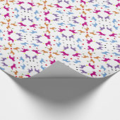 Frenchie Pattern Geschenkpapier (Ecke)