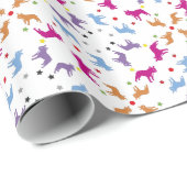 Frenchie Pattern Geschenkpapier (Rolleneckpunkt)