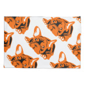 Frenchie Pattern Kissenbezug (Rückseite)