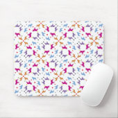 Frenchie Pattern Mousepad (Mit Mouse)