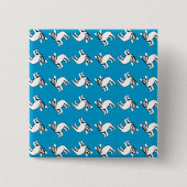 Frenchie Pattern rein Button (Vorderseite)