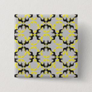 Frenchie Pattern rein Button