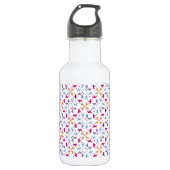 Frenchie Pattern Trinkflasche (Vorderseite)