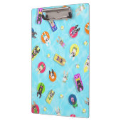 Frenchie Pool Party Clip Board Klemmbrett (Links)