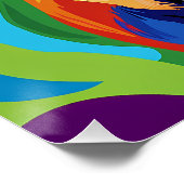 Frenchie Pop Art Poster (Ecke)