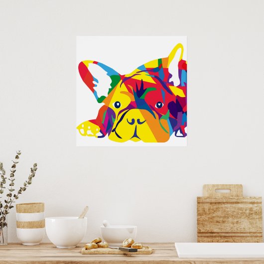 Frenchie Poster (Küche)