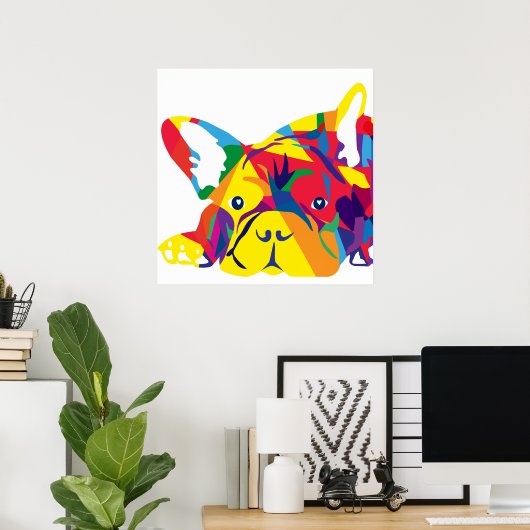 Frenchie Poster (Heimbüro)