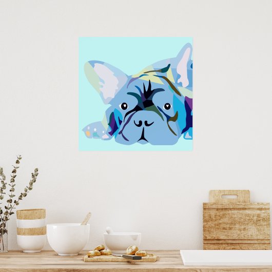 Frenchie Poster (Küche)