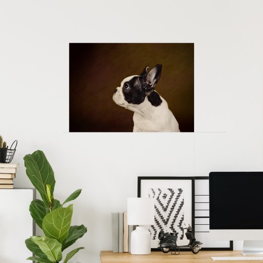 Frenchie Poster (Heimbüro)