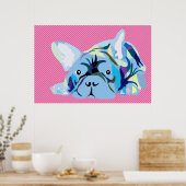 Frenchie Poster (Küche)