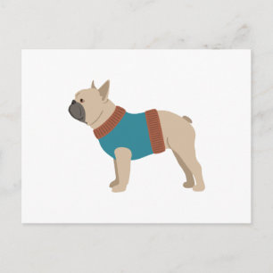 Frenchie Postkarte