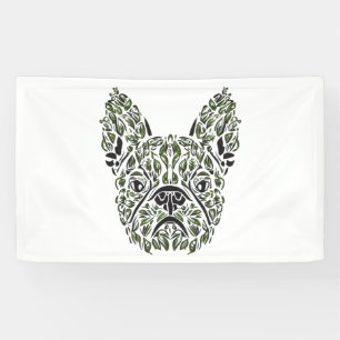 Frenchie Puppy Art Banner