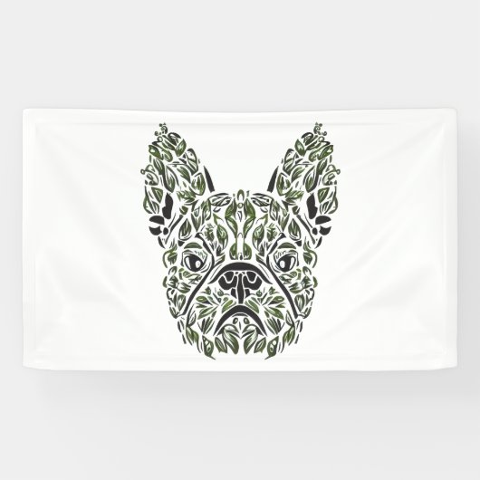 Frenchie Puppy Art Banner (Horizontal)