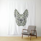 Frenchie Puppy Art Wandteppich (Beispiel)