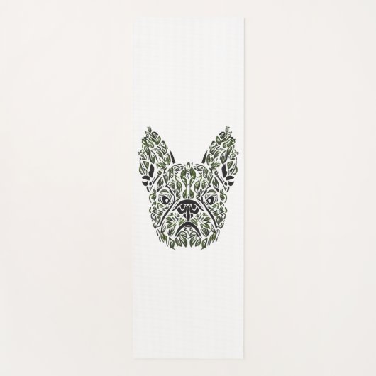 Frenchie Puppy Art Yogamatte (Vorderseite)