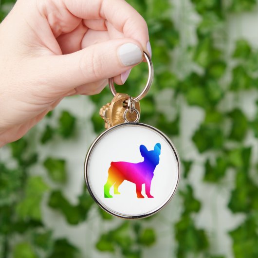 Frenchie Schlüsselanhänger (Hand)