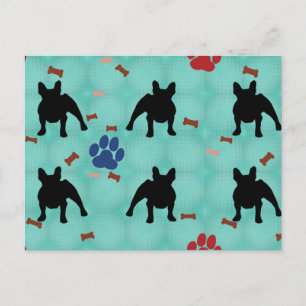 Frenchie Shadow Postkarte