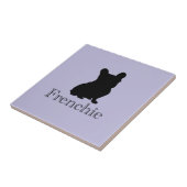 Frenchie silhouette fliese (Seite)