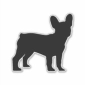 Frenchie Sticker (Vorderseite)