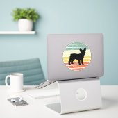 Frenchie Sticker (Laptop auf Schreibtisch)