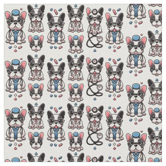 Frenchie Stoff (Nahaufnahme)