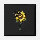 Frenchie Sunflower Mama French Bulldog Lover Gift Magnet (Vorne)