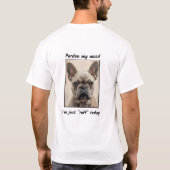 Frenchie-T-Shirt T-Shirt (Rückseite)